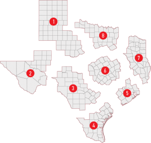 Regions of Texas