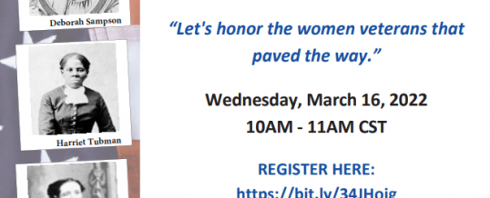 Women’s History Month Virtual Event