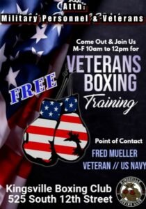 image of veteran gym time poster