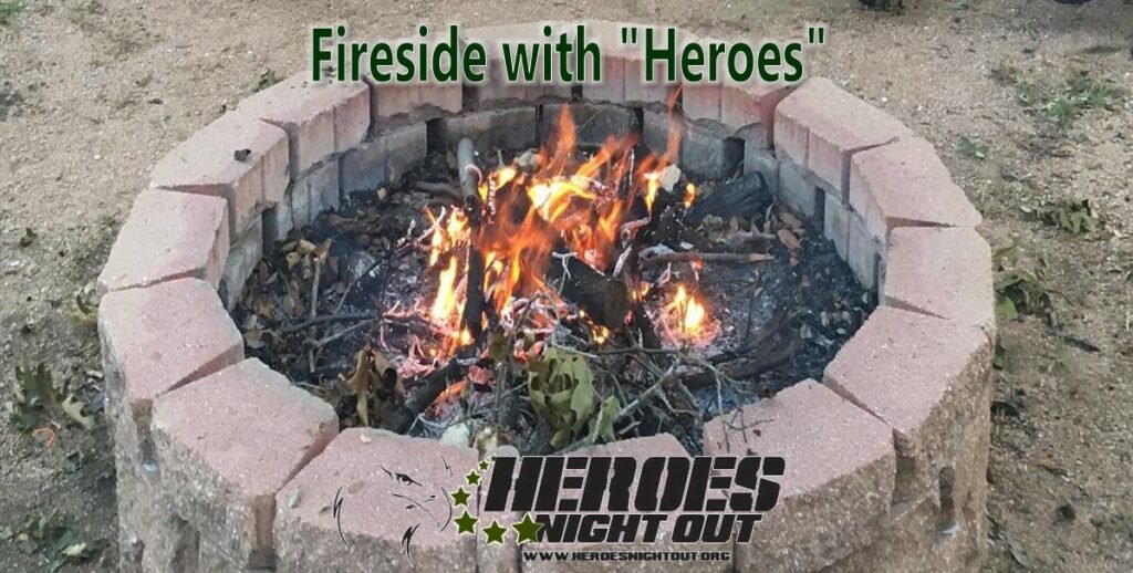 Fireside with Heroes Flyer