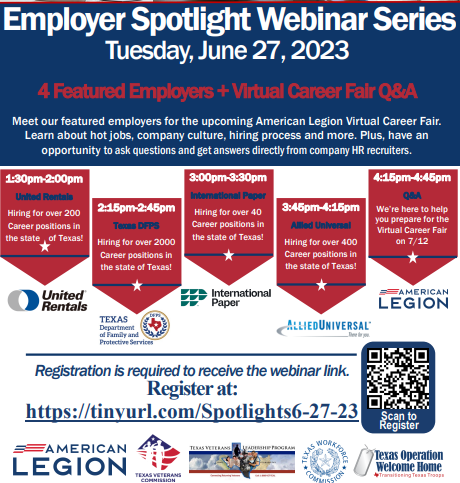 6.27.23 Employer Spotlight virtual