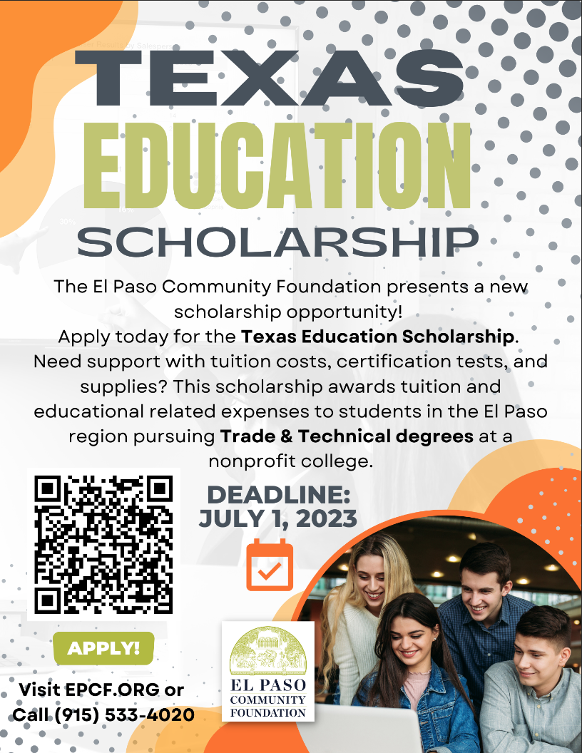 Texas Education Scholarship Flyer