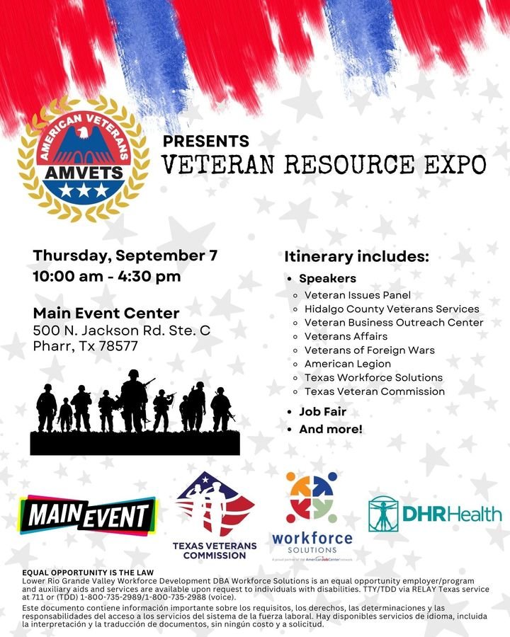 Veterans Resource Event flyer